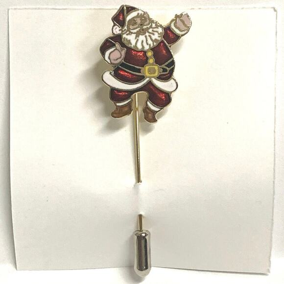 Centennia Vintage 1979 Santa Claus Lapel Pin Jolly St. Nick Retro Christmas Pin - Picture 2 of 6